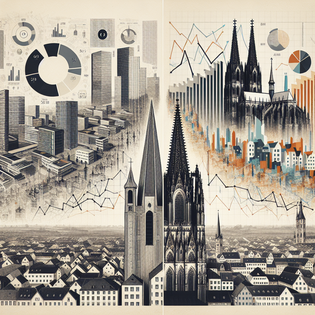 Bodenrichtwertentwicklung Düsseldorf vs. Köln Altstadt.